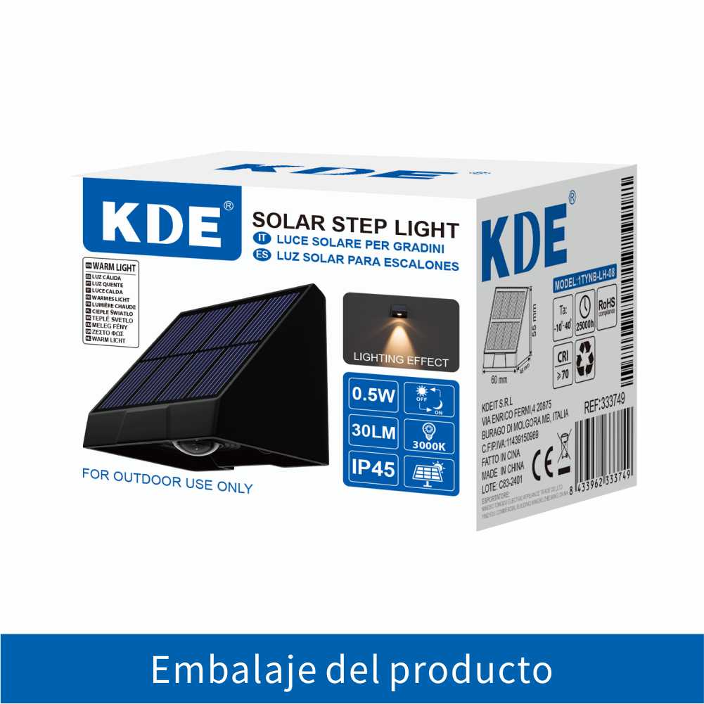 Luz solar paso