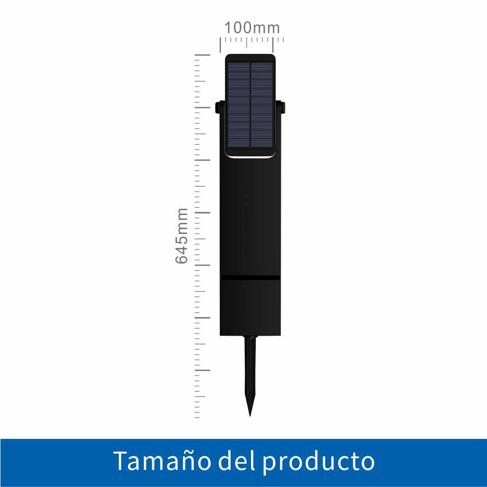 FOCO SOLAR PARA JARDÍN