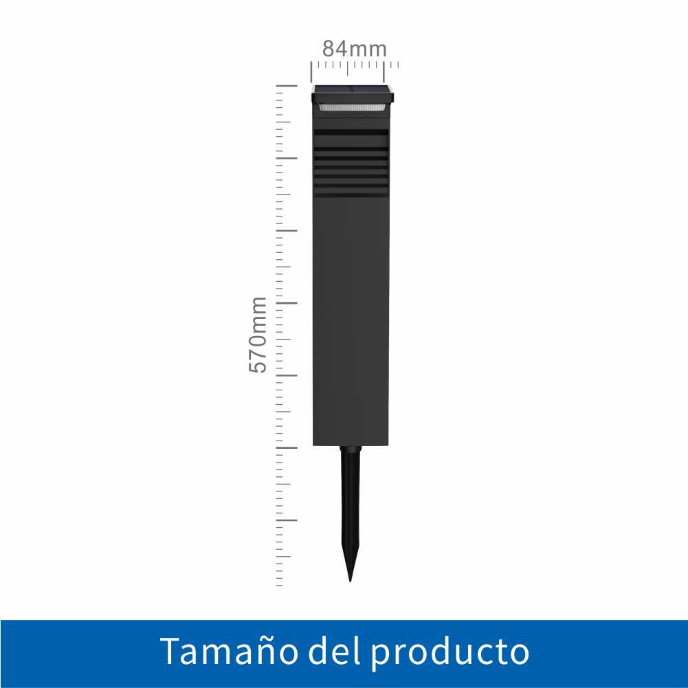 FOCO SOLAR PARA JARDÍN