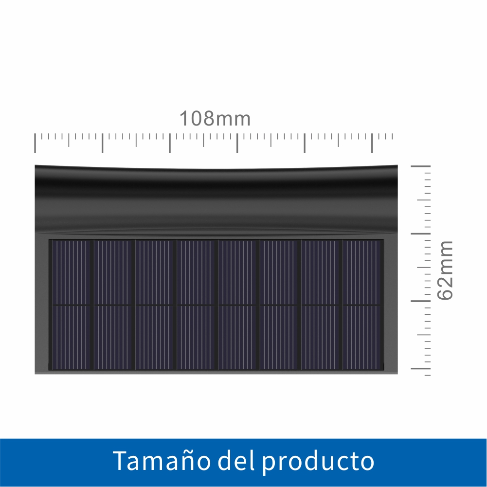 Luz solar para escalones