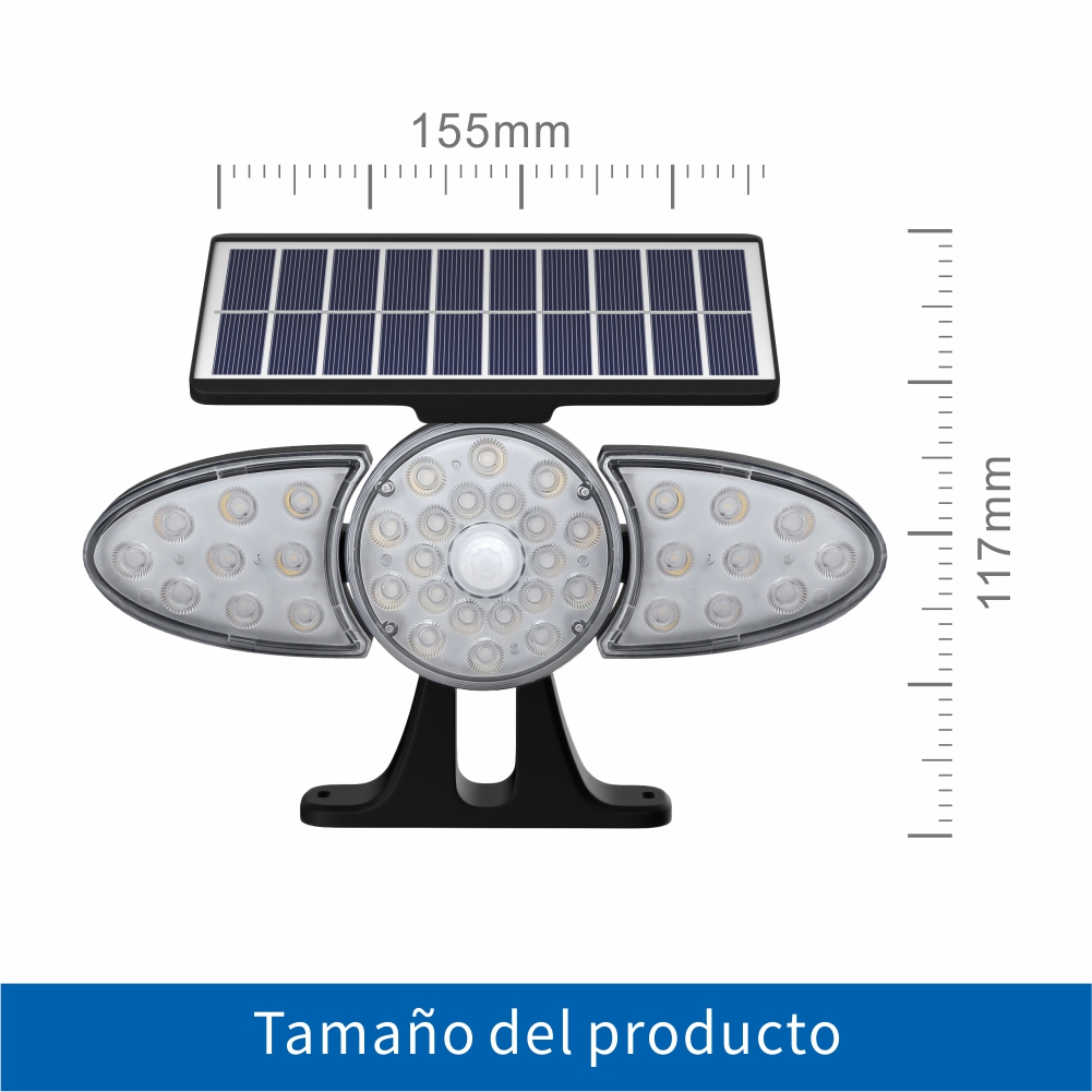 LÁMPARA SOLAR DE PARED