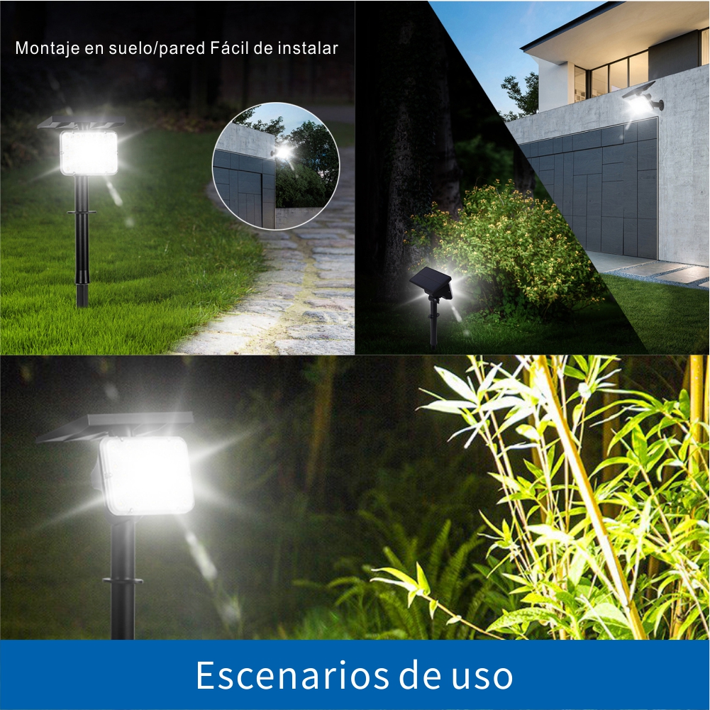 LUZ SOLAR PARA JARDÍN