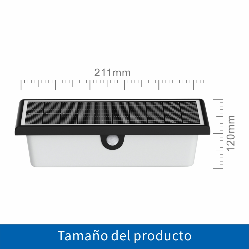 APLIQUES SOLARESCON SENSOR DE MOVIMIENTO