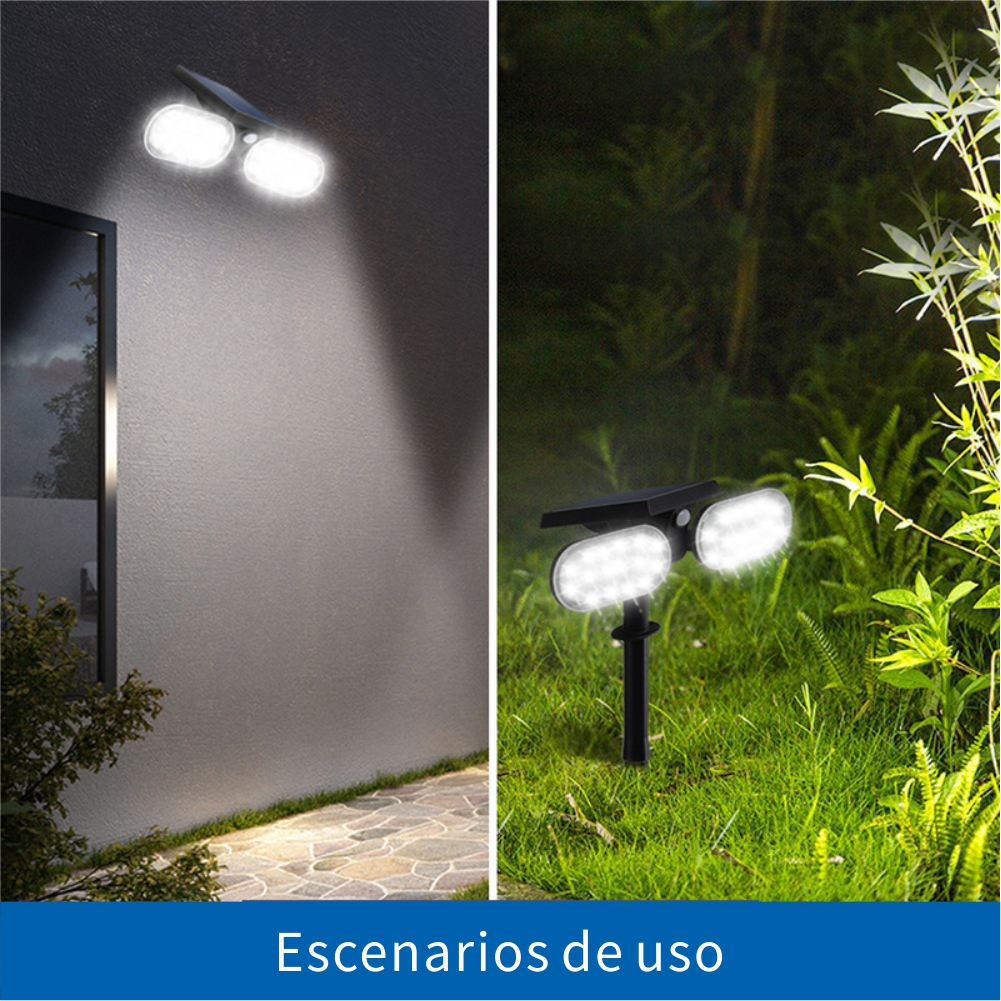 LUZ SOLAR PARA JARDÍN