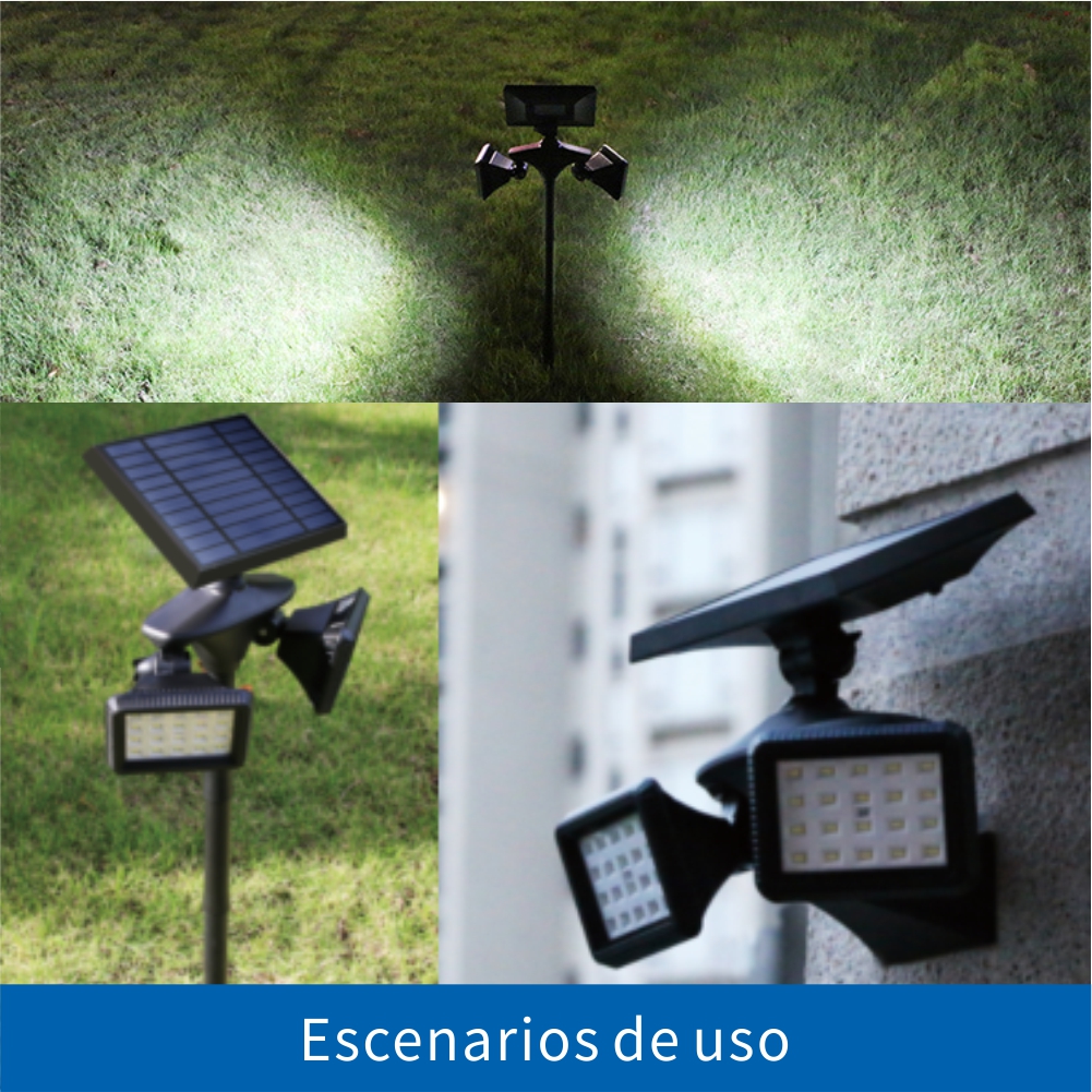 LUZ SOLAR PARA JARDÍN